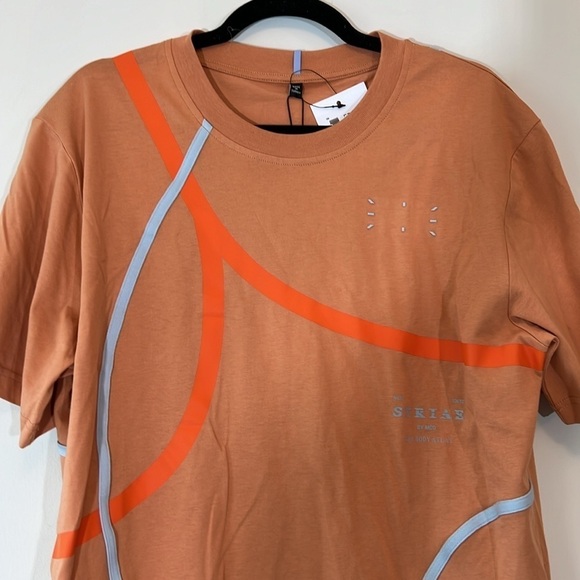 MCQ by Alexander McQueen Graphic T-Shirt Orange - Picture 3 of 7